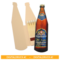 Streichholzbriefchen Bierflasche mit Digitaldruck