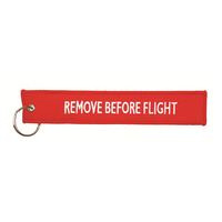 Hangtag "Remove before flight"