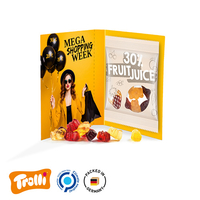 Werbekarte Midi mit Trolli Fruchtgummi Minitüte