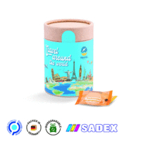Papierdose Eco Maxi mit Sadex Traubenzuckertabletten