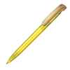 Ritter-Pen Kugelschreiber CLEAR Clip gold lackiert