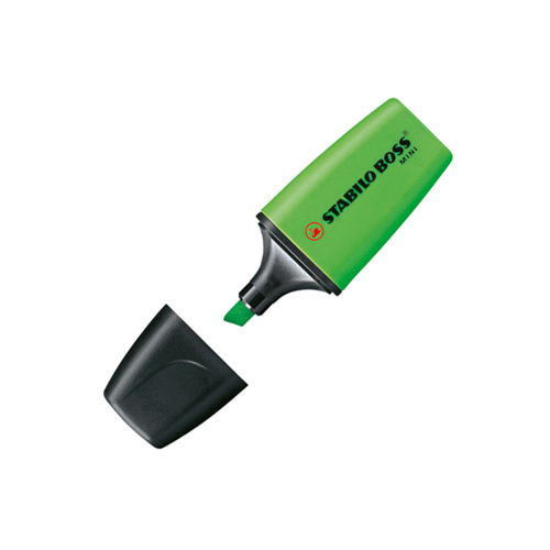 /WebRoot/Store/Shops/Hirschenauer/4E33/395D/34F7/27D9/EB3E/4DEB/AE76/CA59/STABILO_BOSS_MINI_green_33_SI_cap_off_150dpi.jpg