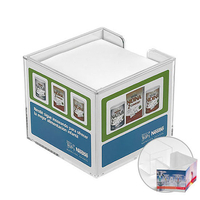 Zettelbox doppelwandig mit Papier Analena