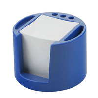 Zettelbox rund mit Papier