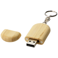 USB-Stick Wood Oval 1 GB