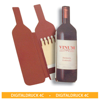 Streichholzbriefchen Weinflasche mit Digitaldruck