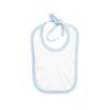 BabyBugz Baby Bib with Contrast Ties