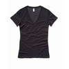 Bella Deep V-Neck Jersey T-Shirt