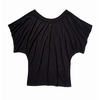 Bella Flowy Draped Sleeve Dolman Tee