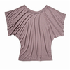 Bella Flowy Draped Sleeve Dolman Tee