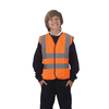 Yoko Kids Hi Vis 2 Band & Brace Waistcoat