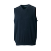 Russell V-Neck Sleeveless Knitted Pullover