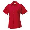 Jerzees Baumwolle-Popelin Bluse