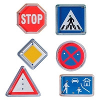 Geduldspiel-Set Verkehrszeichen