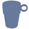 Kaffeebecher UNITED mit Henkel 26,5 cl