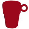 Kaffeebecher UNITED mit Henkel 26,5 cl