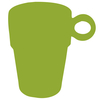Kaffeebecher UNITED mit Henkel 26,5 cl