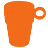 Kaffeebecher UNITED mit Henkel 26,5 cl