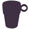 Kaffeebecher UNITED mit Henkel 26,5 cl