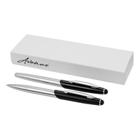 Avenue Geneva Set aus Stylus, Kugelschreiber und Rollerball-Stift