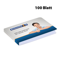 Haftnotizblock Sticky mit Softcover 100 Blatt