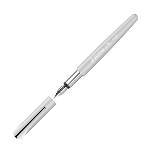 /WebRoot/Store/Shops/Hirschenauer/5601/8ACD/24B0/D65A/7774/4DEB/AE76/5B21/STABILO_profile_fountain_pen_open_silver_SPP_150dpi.jpg