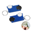 Chiphalter mit 1€-Chip und Lupe  Raglan