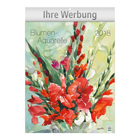 Bildkalender Blumen-Aquarelle