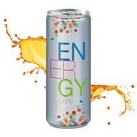 Energy Drink, 250 ml, Fullbody transp.