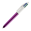 BIC® 4 Colours Shine Kugelschreiber + Lanyard