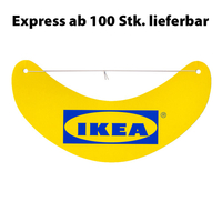 Sonnenblende in Bananenform Kleinauflage EXPRESS
