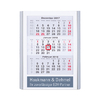 Tischkalender Vela Smart, Kalendarium 6-sprachig