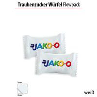 Traubenzucker Würfel Flowpack