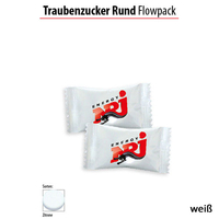 Traubenzucker rund Flowpack