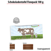 Schokoladentafel Flowpack 100g