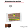 Schokoladentäfelchen 20 g