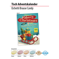 Tisch Adventskalender mit Brause Candy