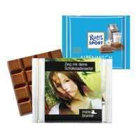 Schokolade Ritter Sport 100g mit Papierbanderole
