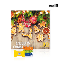 Adventskalender quadratisch Ritter SPORT Schokowürfel