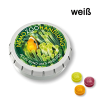 SUPER-MINI-Drück-mich-Dose mit Pulmoll Halsbonbons