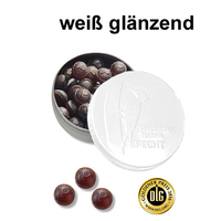 XS-Präge-Taschendose mit Pulmoll Classic Hustenbonbons