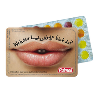 Kleinster Event-Kalender der Welt mit Pulmoll Halsbonbons