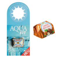 Promo-Flaschenanhänger mit Ferrero Küsschen classic