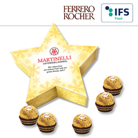 Ferrero Geschenkbox Stern mit Ferrero Rocher