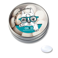 Klarsichtdose mit mentos Classic Mint