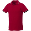 Fairfield Poloshirt mit weißem Rand für Herren