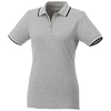 Fairfield Poloshirt mit weißem Rand für Damen
