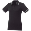 Fairfield Poloshirt mit weißem Rand für Damen