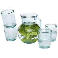 Terazza 5-teiliges Set aus recyceltem Glas