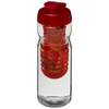 H2O Base® 650 ml Sportflasche mit Klappdeckel und Infusor